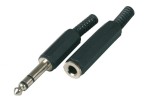 Wtyk Końcówka Jack 6,35 Męski Żeński Stereo Optex