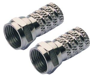 Wtyczka Końcówka na Przewód Typ F 2 szt