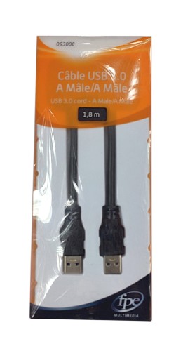 Przewód Kabel USB 3.0 A Męski - A Męski 180 cm FPE 093008 1.jpg