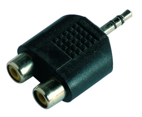 Adapter Przejściówka Mini Jack 3,5 - 2 RCA Stero Optex 1.jpg