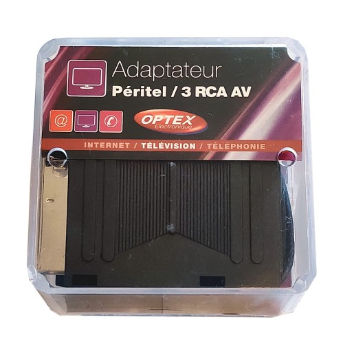 Adapter EURO SCART 3 RCA AV Przejściówka Optex 725252 1.jpg