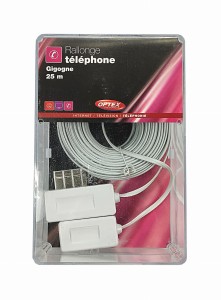 Przewód Gniazdo Telefoniczne Francuskie 8P 25 m