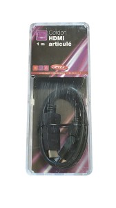 Przewód HDMI 1.4 FullHD Obrotowy 100 cm Optex