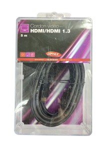 Przewód HDMI 1.3 FullHD 500 cm Optex
