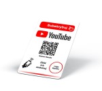 Karta NFC do pozyskiwania subskrypcji na YouTube