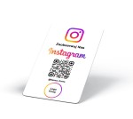 Karta do pozyskiwania obserwujących na Instagram z kodem QR