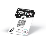 Karta NFC do pozyskiwania obserwujących na TikTok
