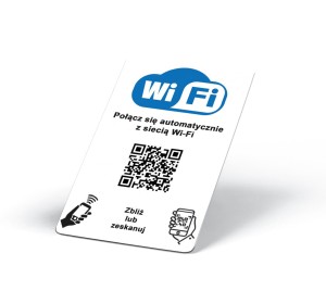   Karta NFC do automatycznego połączenia z siecią Wi-Fi