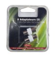 2024-11-05 - Adapter Przejściówka Złączka Antenowa Żeńska 9,5 komplet 2 szt Optex #Ł 425959 1.jpg
