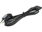Kabel zasilający ósemka radiowy kątowy 150 cm